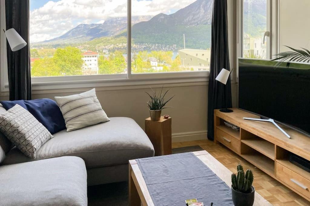Le Panorama - Vue Lac Et Montagne Avec Parking Annecy Ngoại thất bức ảnh