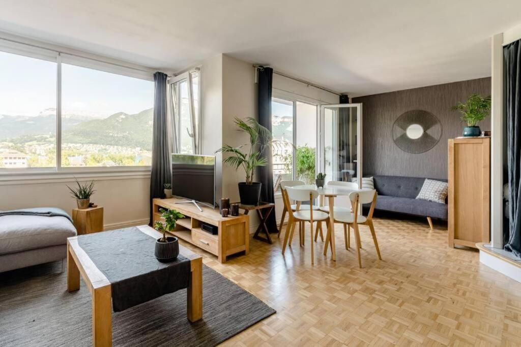 Le Panorama - Vue Lac Et Montagne Avec Parking Annecy Ngoại thất bức ảnh